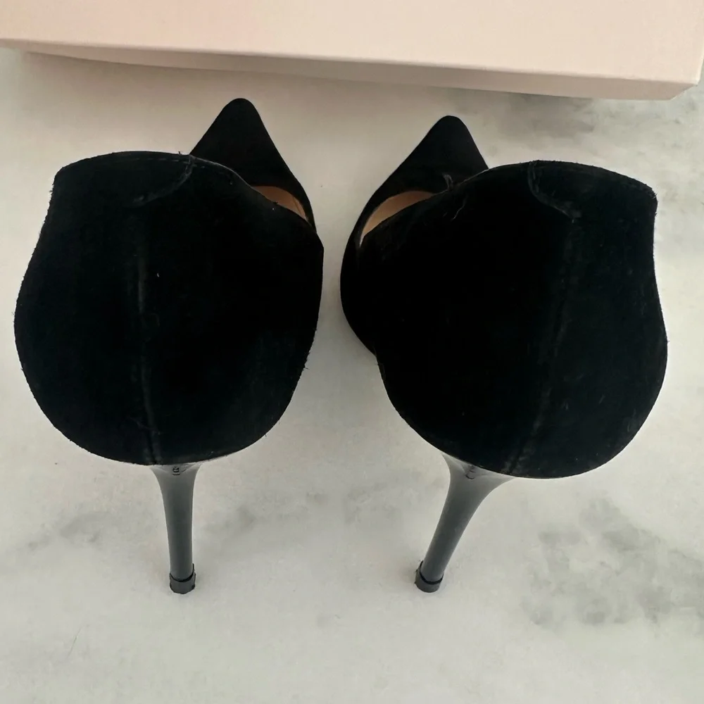 Jimmy Choo black suede pointed heels size 8 - Picture 7 of 13